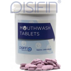 Disifin Antiseptic Mouthwash Thymol Effervescent Tablets - Pink (Tub of 1000)